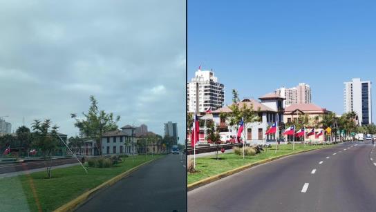 Delincuencia dieciochera en Antofagasta: roban banderas chilenas colocadas en el borde costero de la comuna