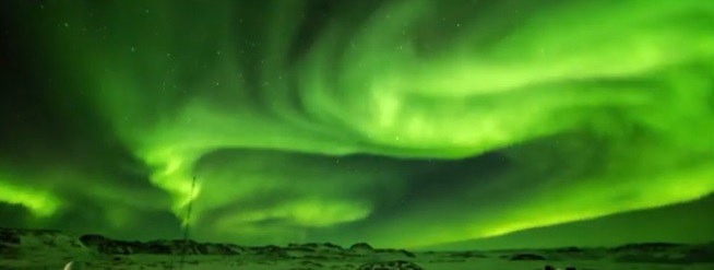 Impresionante fenómeno natural tiñe el cielo de la Antártica