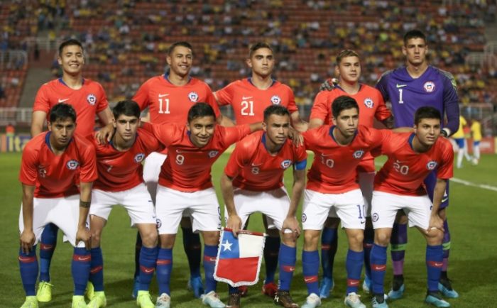 Chile sub 23 cayó ante Brasil en partido de preparación para el Preolímpico de Colombia
