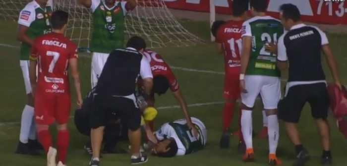 Vergüenza en el fútbol boliviano: jugador que sufrió fractura debió irse en taxi al hospital