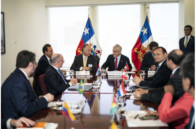 Presidente Piñera encabeza reunión de Prosur y da inicio a su funcionamiento