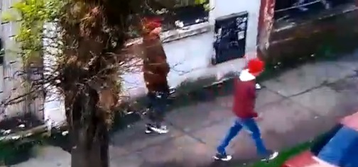 Carabinero taclea a sujeto que intentaba robar auto en Concepción