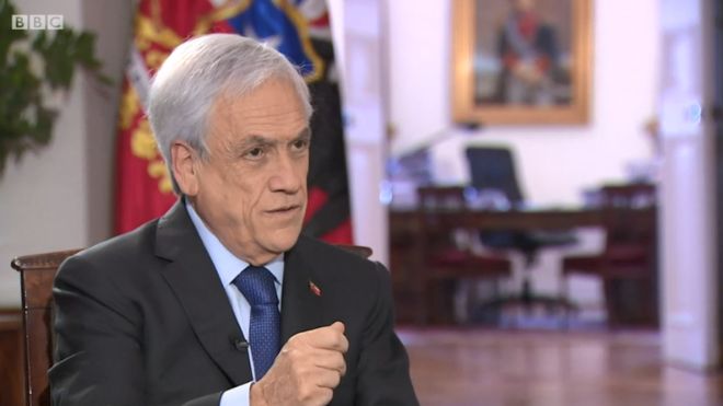 Piñera en entrevista con la BBC: «Soy parte (del problema), asumo mi responsabilidad, pero no soy el único»