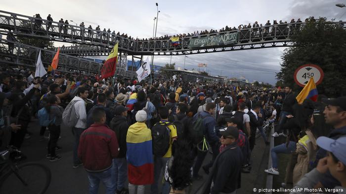 Líderes de la protesta en Colombia plantean un nuevo diálogo a Duque