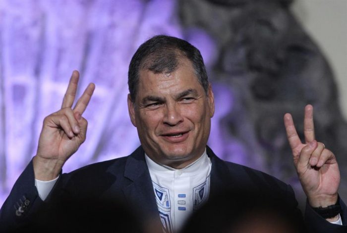 Rafael Correa: «Tengo más juicios penales que Al Capone, Pinochet y el Chapo Guzmán juntos»