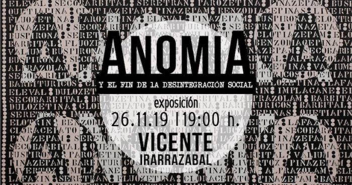 Exposición “Anomia y el fin de la desintegración social” de Vicente Irarrázabal en Centro Arte Alameda