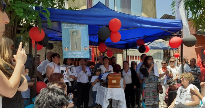 En medio de la crisis y a 46 años de la detención por agentes del Estado se recuperan los restos de Celedonio Sepúlveda Labra