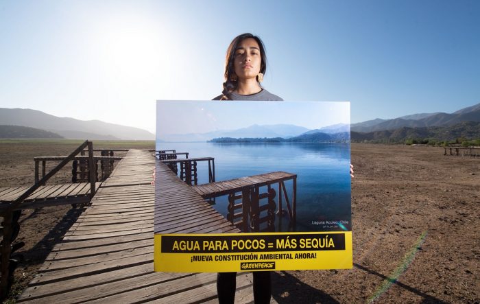 A días de la COP25: ilustran en desaparecida laguna de Aculeo la emergencia climática que enfrenta Chile