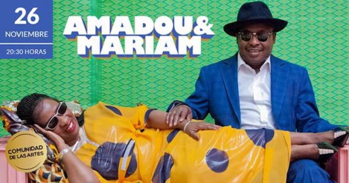 Concierto pareja musical africana Amadou & Mariam en Teatro Nescafé de las Artes