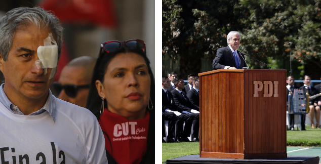 Mundos paralelos: Mientras Mesa de Unidad Social reitera que la solución a la crisis pasa por «escuchar a la ciudadanía», Piñera vuelve al discurso del «enemigo» interno