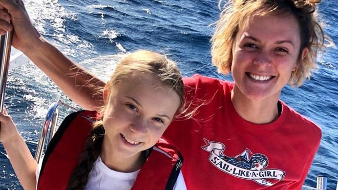 «Ayudé a Greta Thunberg a cruzar el Atlántico porque quería ver cómo era realmente»