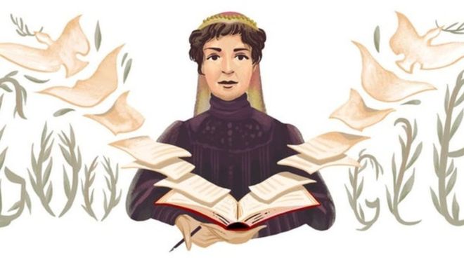 Quién fue Bertha von Suttner, la novelista y primera mujer nobel de la Paz que Google homenajeó con un doodle
