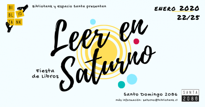 Fiesta de Libros y Lectura: Leer en Saturno en Espacio Santa, Barrio Yungay