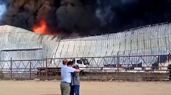 Industria de productos químicos ubicada en Placilla sufrió gran incendio