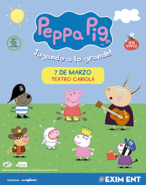 Peppa Pig en Teatro Cariola