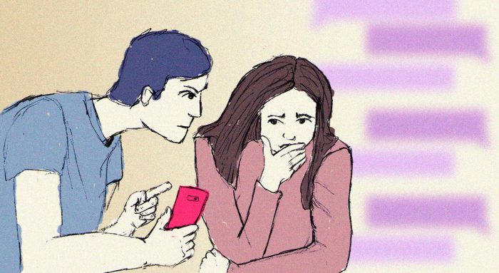 Amiga date cuenta: “Tu teléfono se convertirá en el de una joven que sufre los celos y la violencia de su pareja”