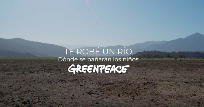 “Te robé un río”: el viral Greenpeace para denunciar la crisis hídrica