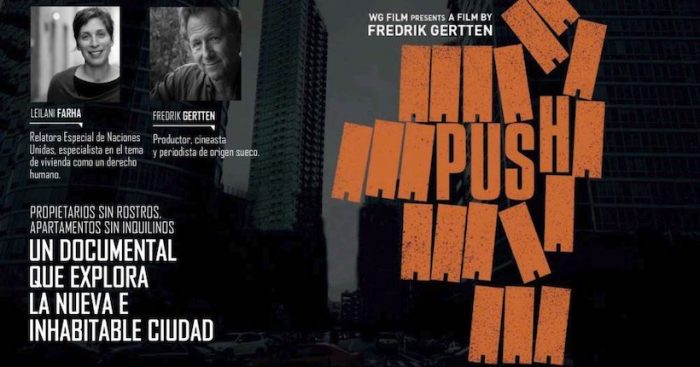 Función gratuita documental sobre crisis de la vivienda «Push» con presencia del director en Villa Frei, Ñuñoa