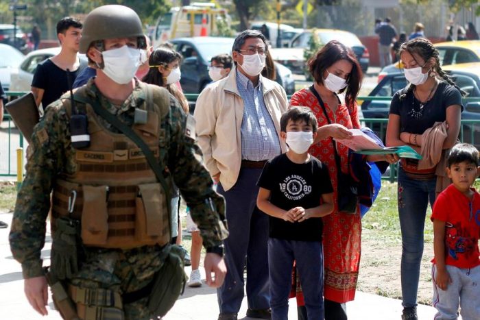 Chile, una sociedad debilitada frente al virus