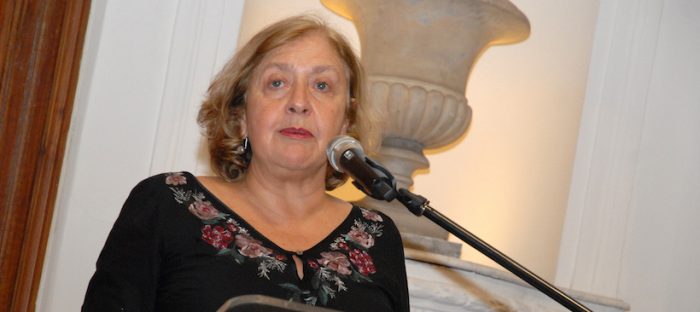 Mónica González en Cátedra Mujeres y Medios en Facultad de Comunicación y Letras UDP