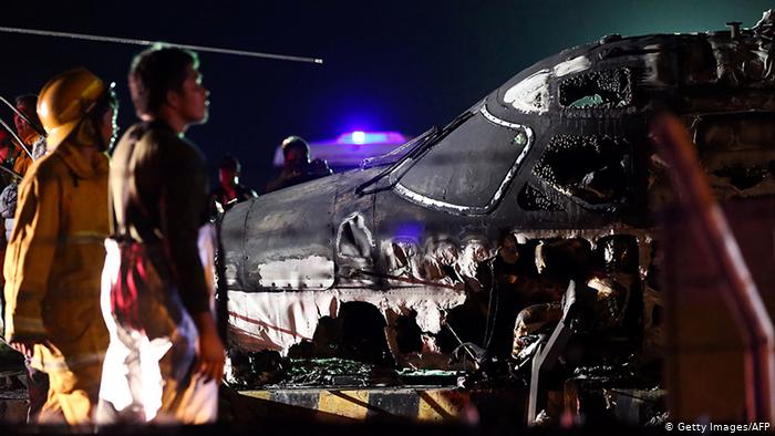 Ocho muertos en incendio de un avión ambulancia en Filipinas