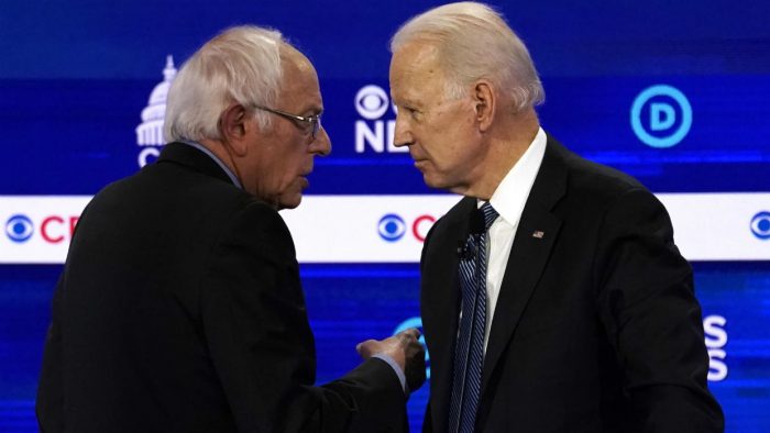 Biden y Sanders, de nuevo cara a cara en el «supermartes II» en EE.UU.