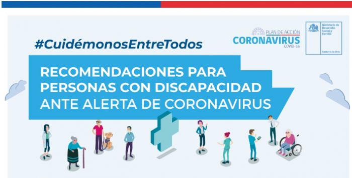 Publican decálogo con recomendaciones para personas con discapacidad ante Coronavirus