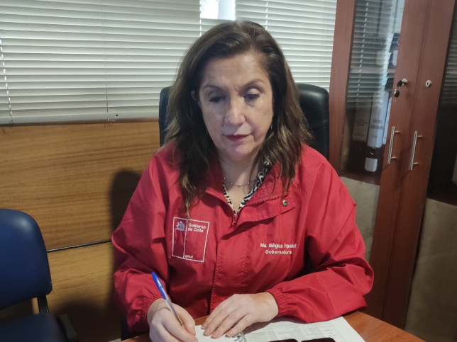 Gobernadora de Arauco presenta su renuncia en medio de los hechos de violencia en la zona