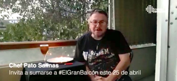 ¿Y si nos juntamos en el Balcón?: iniciativa invita a seguir haciendo comunidad en cuarentena