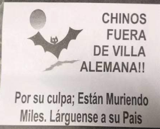 Villa Alemana: Fiscalía investiga aparición de carteles xenófobos contra la comunidad china