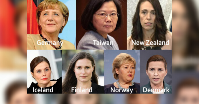 ¿Qué tienen en común los países con las mejores respuestas frente al covid-19? Mujeres liderando