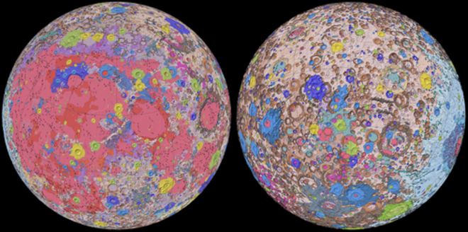 La Luna como nunca la habías visto: lo que revela el primer mapa geológico de toda la superficie de nuestro satélite