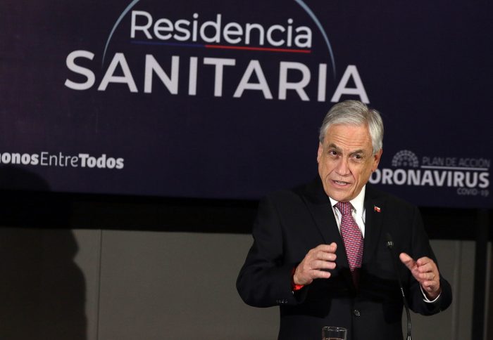 Piñera visitó residencia sanitaria en Providencia: «El sistema de salud está muy estresado»