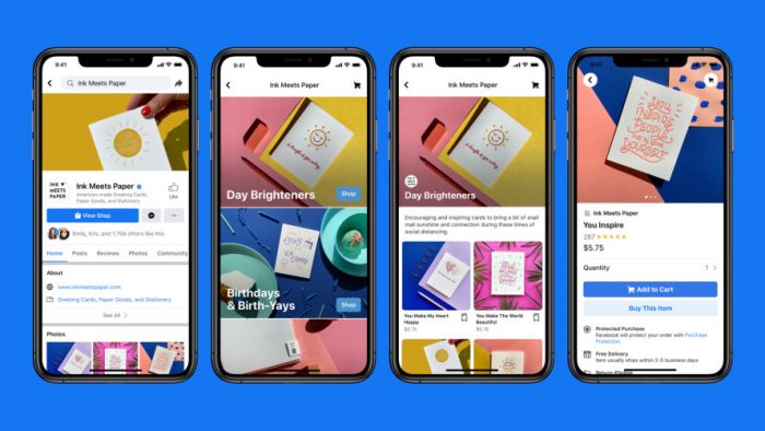 Facebook lanza Shops, la herramienta que permite crear una tienda virtual y facilitar el comercio electrónico