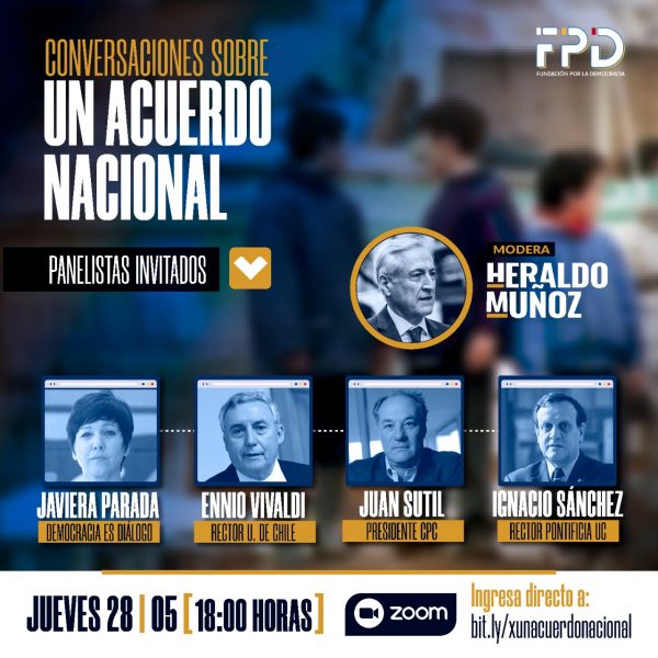 Heraldo Muñoz moderará diálogo con academia, empresariado y mundo social con miras a avanzar a un gran acuerdo nacional frente al Covid-19