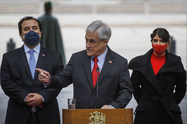 Piñera destaca baja de la victimización en encuesta ENUSC y Chile 21 pide al Gobierno no cantar victoria