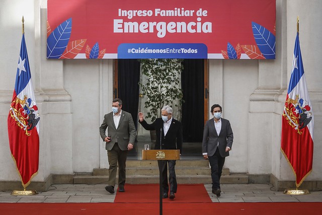 Piñera da inicio a pago de Ingreso Familiar de Emergencia que beneficiará a 4,9 millones de personas