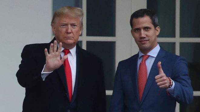 Venezuela: Trump no descarta reunirse con Maduro y dice que «no estaba necesariamente a favor» de apoyar a Guaidó