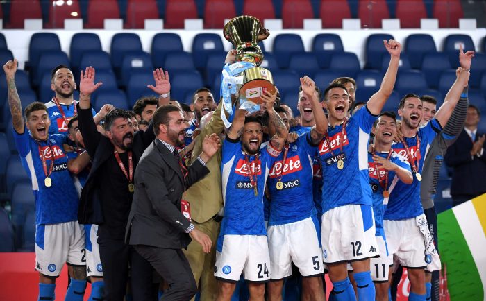 Napoli vence 4-2 por penales a Juventus y conquista la Copa Italia