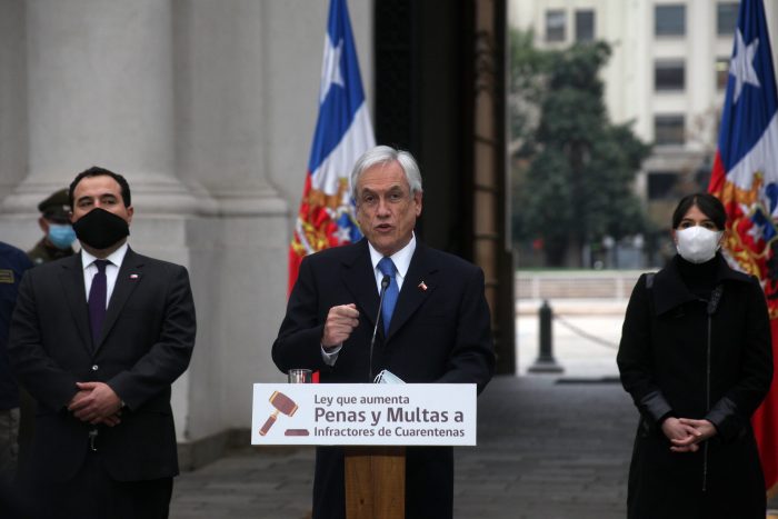 Piñera por aumento de sanciones a quienes incumplen medidas sanitarias: «No tienen derecho a comprometer la vida de los demás»