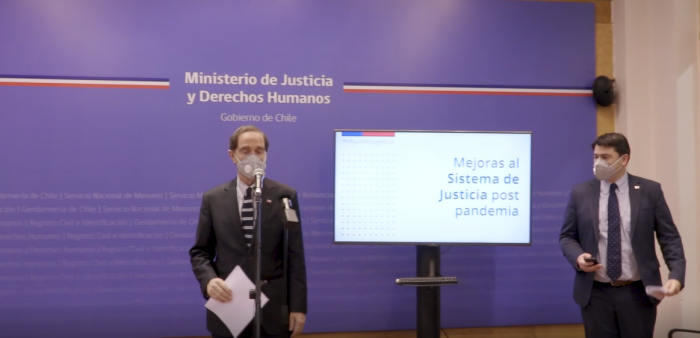 Ministerio de Justicia anuncia creación de mesas de trabajo para asegurar funcionamiento de tribunales una vez culminada la pandemia