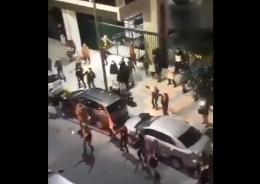 Bonaerenses en la polémica por improvisada fiesta en la calle en plena cuarentena