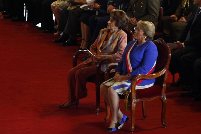 Fallece a los 93 años Ángela Jeria, madre de la expresidenta Michelle Bachelet