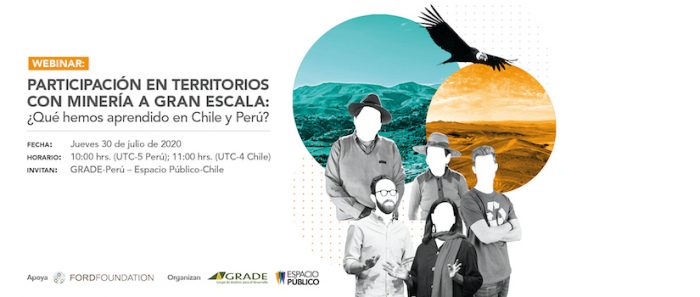 Conversatorio “Participación en territorios con minería a gran escala: ¿Qué hemos aprendido en Chile y Perú?” vía online