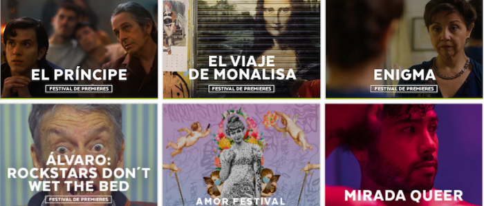 Estrenos en Festival de Premieres vía online