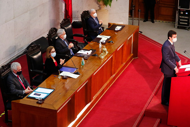 El contrapunto de los presidentes de las cámaras en Cuenta Pública: Muñoz defiende autonomía del Congreso y Paulsen critica a parlamentarios por iniciativas “inconstitucionales”