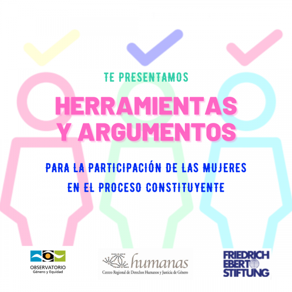 “Kit constituyente” entrega herramientas para la participación de las mujeres en el plebiscito