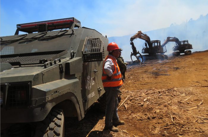 Nuevo ataque incendiario en Mulchén deja seis camiones y tres camionetas quemadas