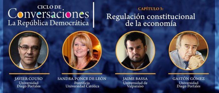 Este jueves continúa ciclo “Conversaciones sobre la República Democrática” para abordar la «Regulación constitucional de la economía»