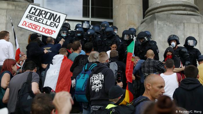 Alemania, escandalizada por radicalización del movimiento «antimascarilla»